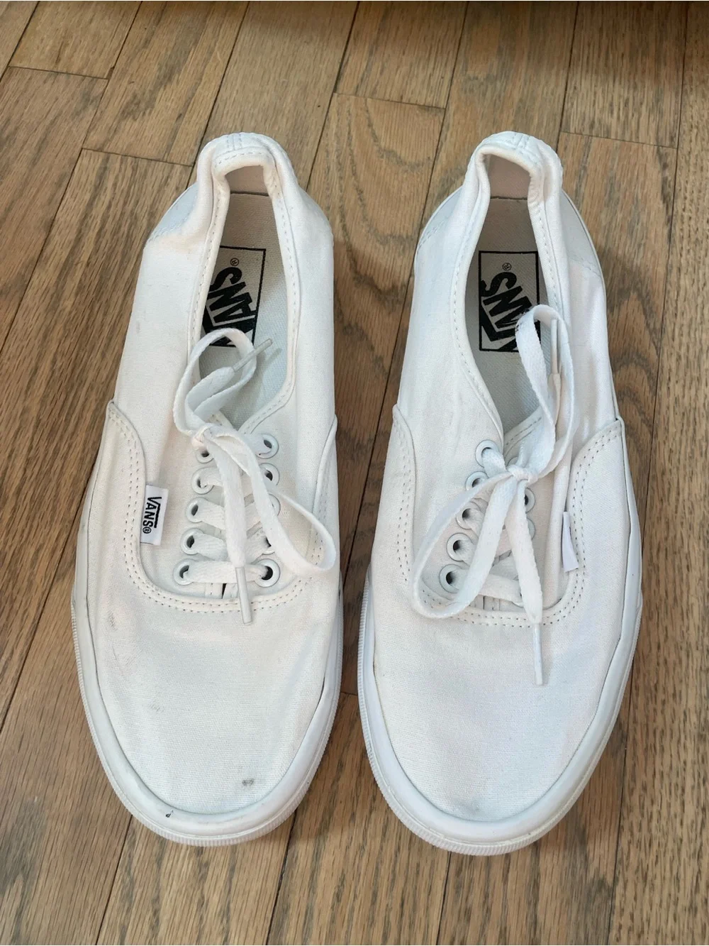 Vans Classic Canvas Low-Top Sneakers - White